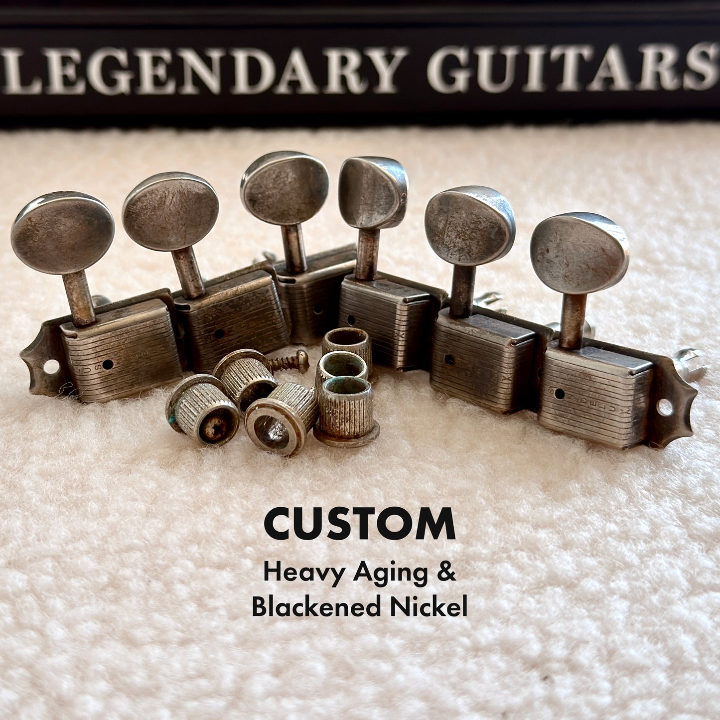 Kluson® Deluxe Single Line Mechaniken-Set • Fender-Stil