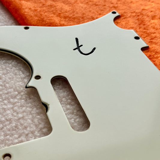 ONE OFF • Light Aged Frusciante "F" Pickguard