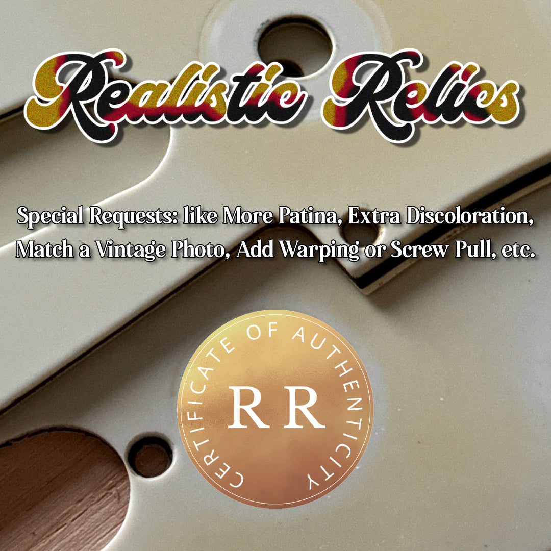 1962 Strat® Pickguard in White Parchment