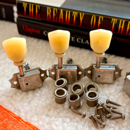 Relic Aged Kluson Single Ring Les Paul Tuners Relic Gibson Custom Shop Tuners 1959 Les Paul Machine Heads Relic Keystone Tulip Kluson Buttons