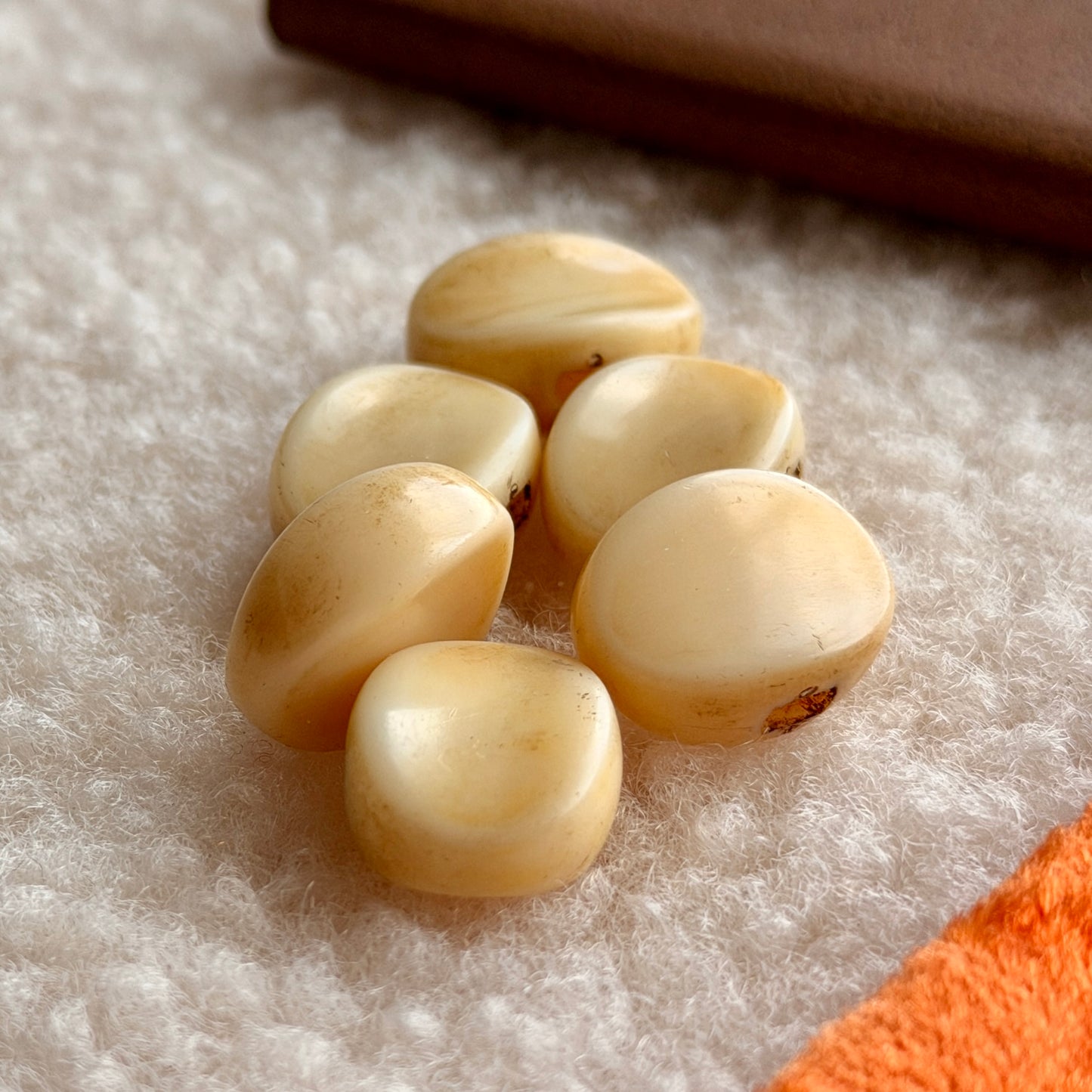 Kluson® Butterbean-Knopf in Vintage-Weiß