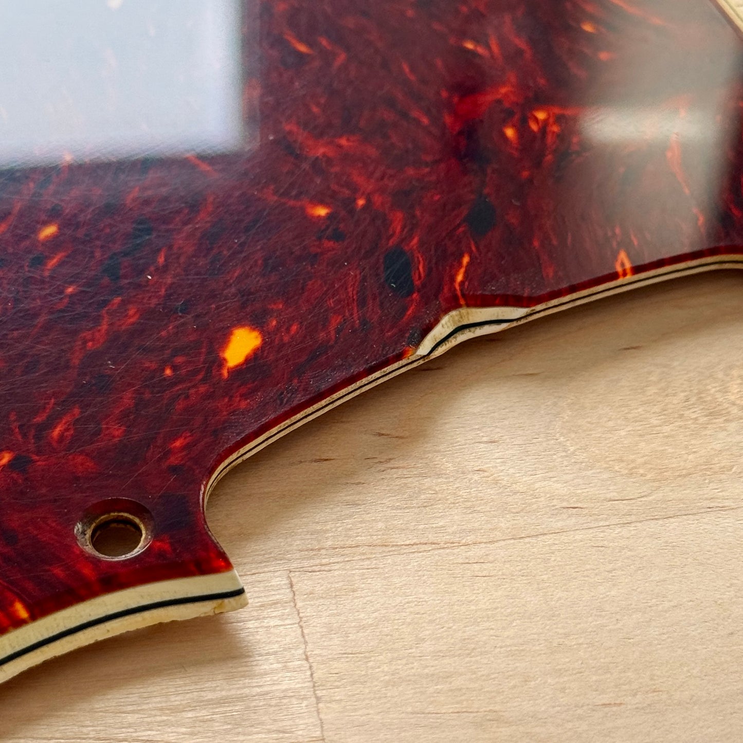 1960's Precision Bass® Celluloid Tortoise Shell Pickguard