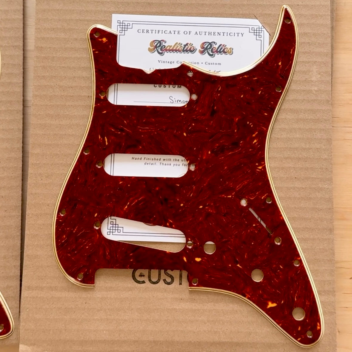 1964 Strat® Celluloid-Nitrat Tortoise Shell Schlagbrett