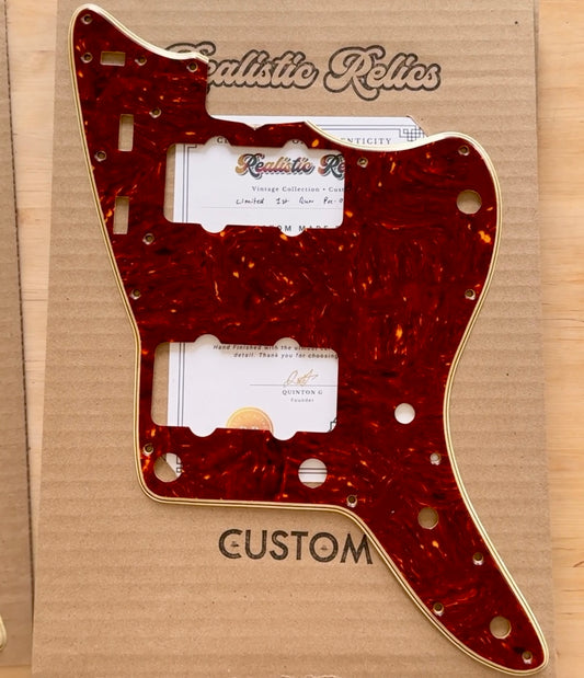 1960er Jazzmaster® Celluloid Nitrat Tortoise Shell Pickguard