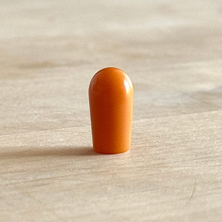 Vintage Kippschalterkappe in Bernstein