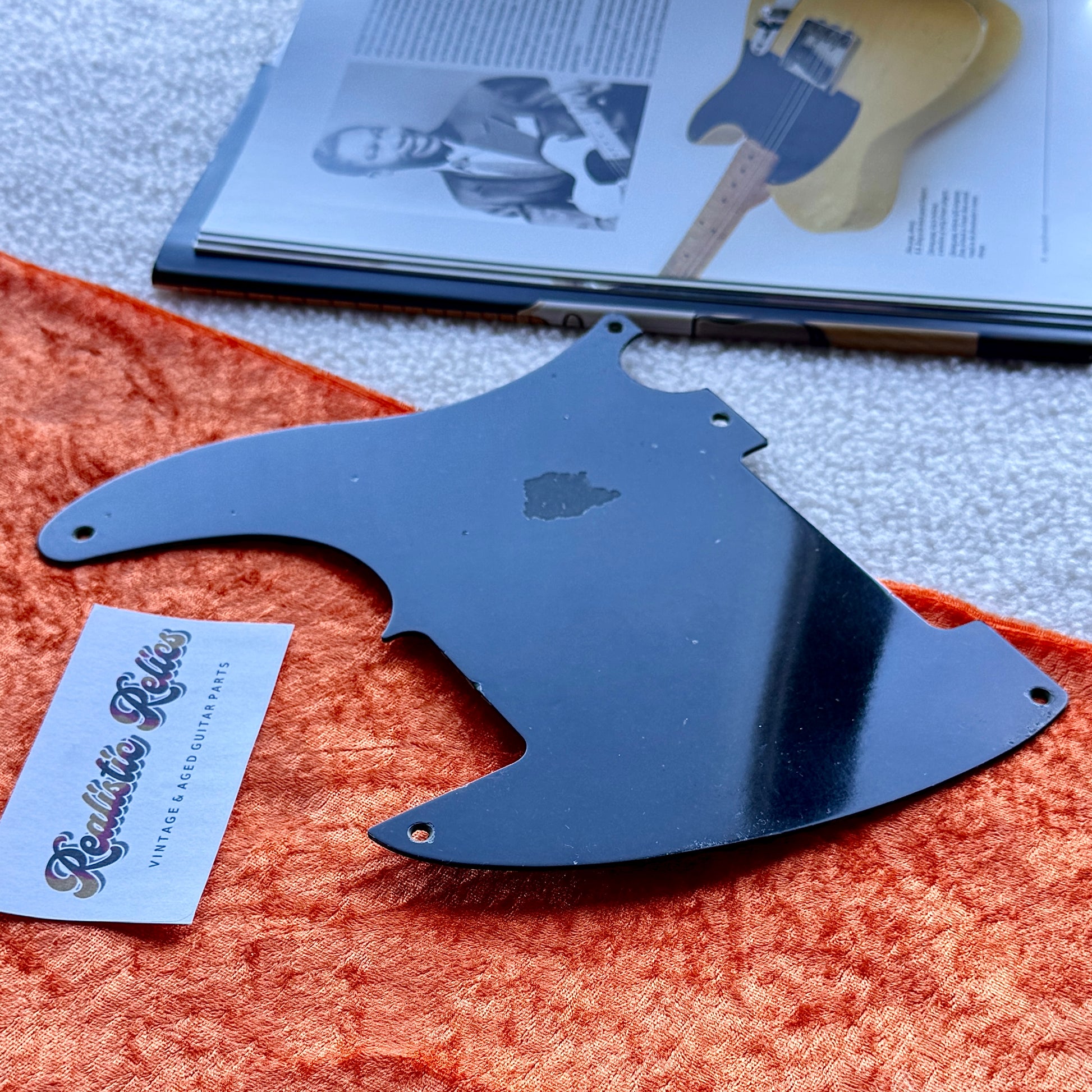 BB King Tele 1950 Esquire Bakelite Pickguard Relic Nitrocellulose Lacquer Phenolic Pickguard Blackguard Esquire Telecaster Blackguard Nocaster Broadcaster Bakelite Relic Aged Pickguard Realistic Relics