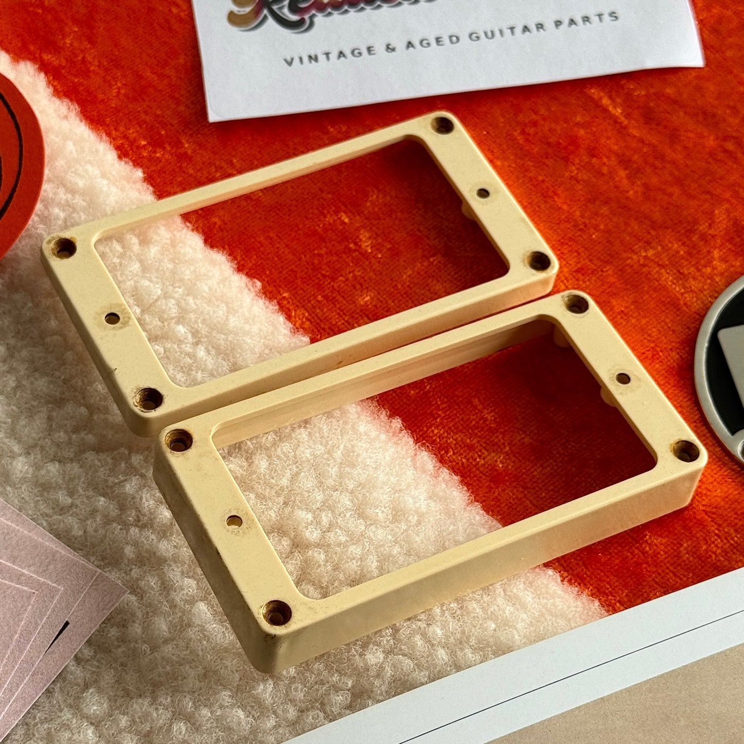 Burst • Butyrate M69 Pickup Rings 1959 Cream