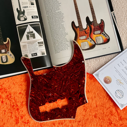 1960's Jazz Bass® Celluloid Nitrate Tortoise Shell Pickguard