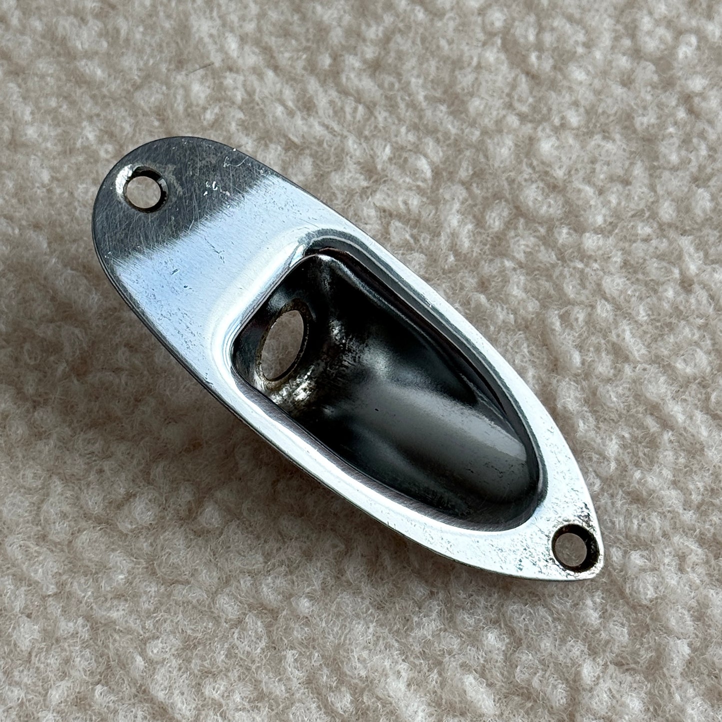 Vintage Strat® Klinkenplatte in Chrom