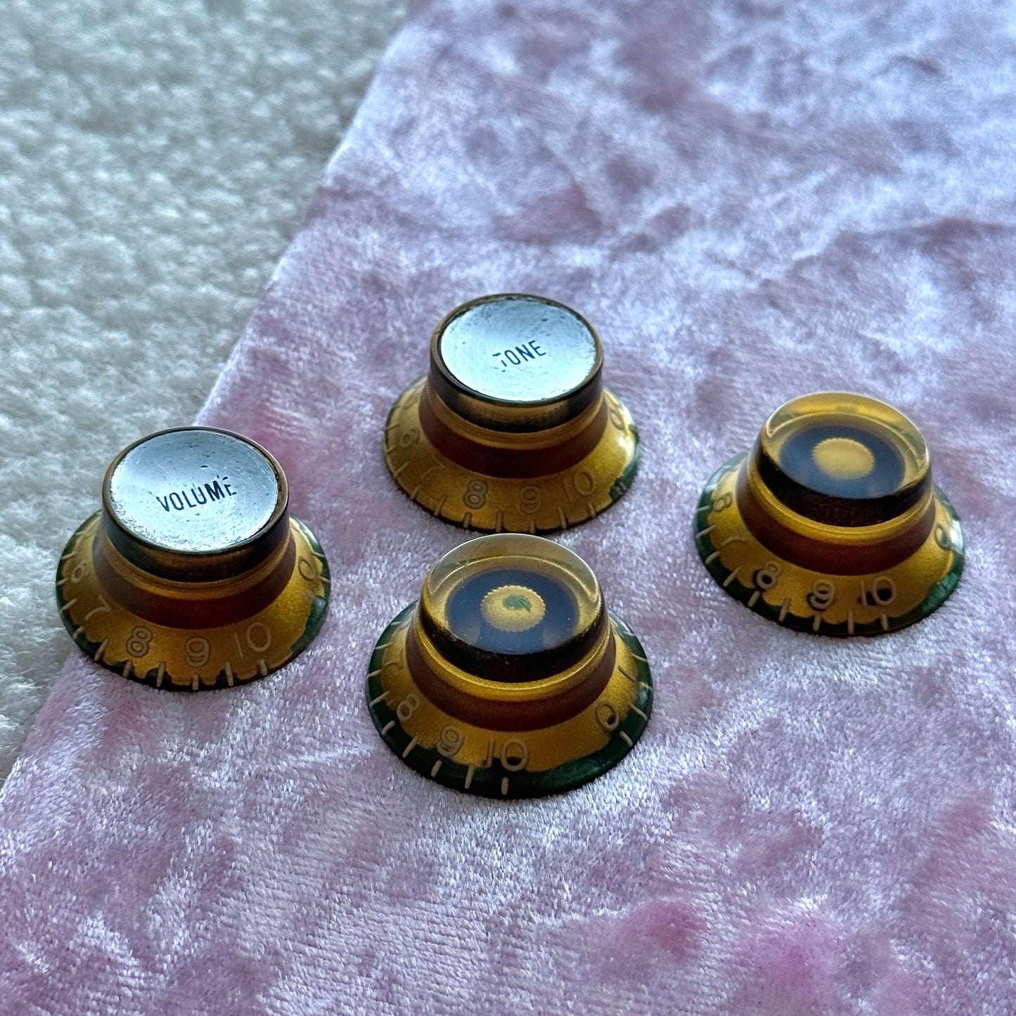 Burst • "Greeny" Knob Set (CAB) Les Paul 1959