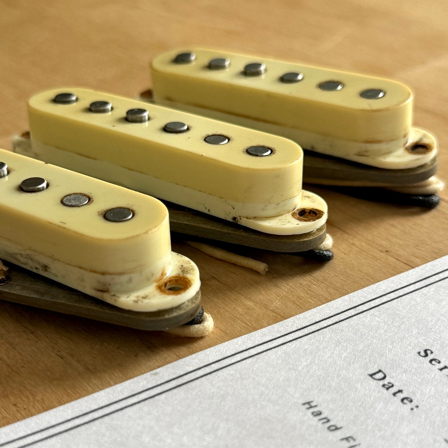 ONE OFF • 1964 Hand Wound Pickups & Aged Nylon Covers