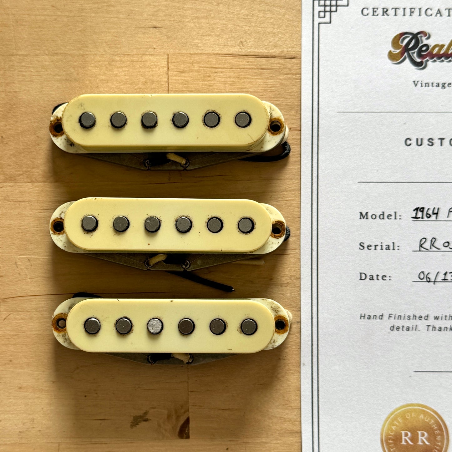 ONE OFF • 1964 Hand Wound Pickups & Aged Nylon Covers
