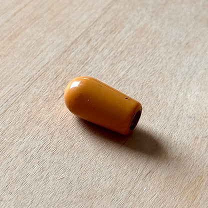 Vintage Kippschalterkappe in Bernstein