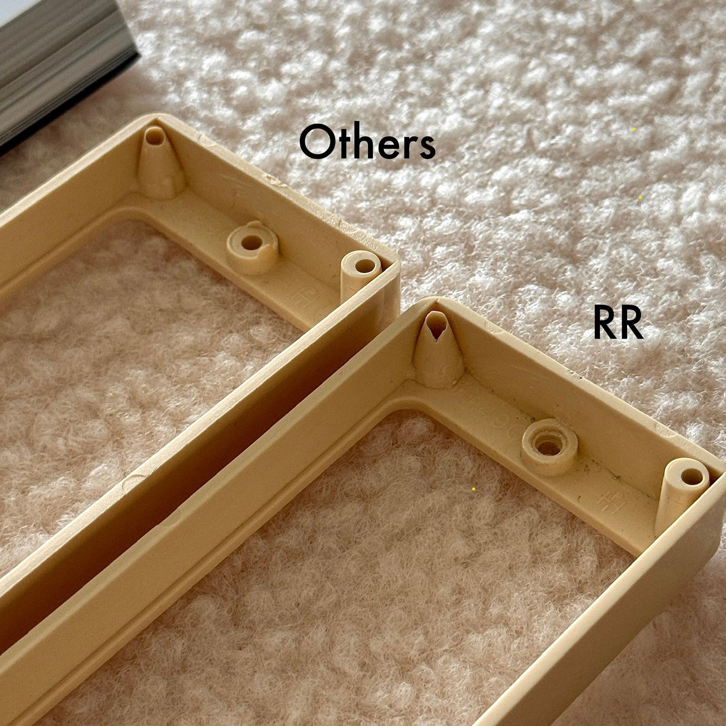 Burst • Butyrate M69 Pickup Rings 1959 Cream