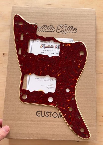 1962 Jaguar® Celluloid Nitrate Tortoise Shell Pickguard