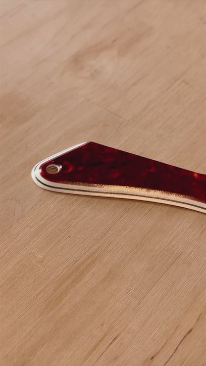 1960's Jazz Bass® Celluloid Nitrate Tortoise Shell Pickguard