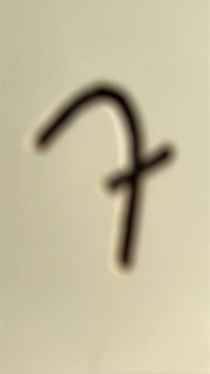 1960's Frusciante "F" Pickguard in Mint (V2)