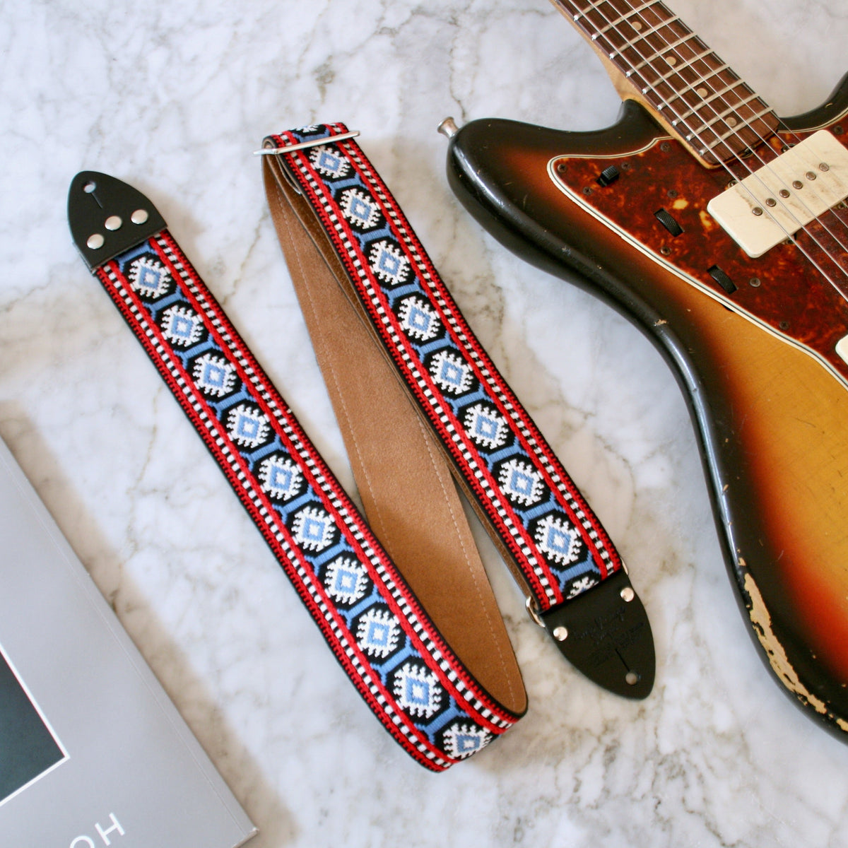Beck 'Cristars' Guitar/Bass Hippie Strap — official supplier photo 1