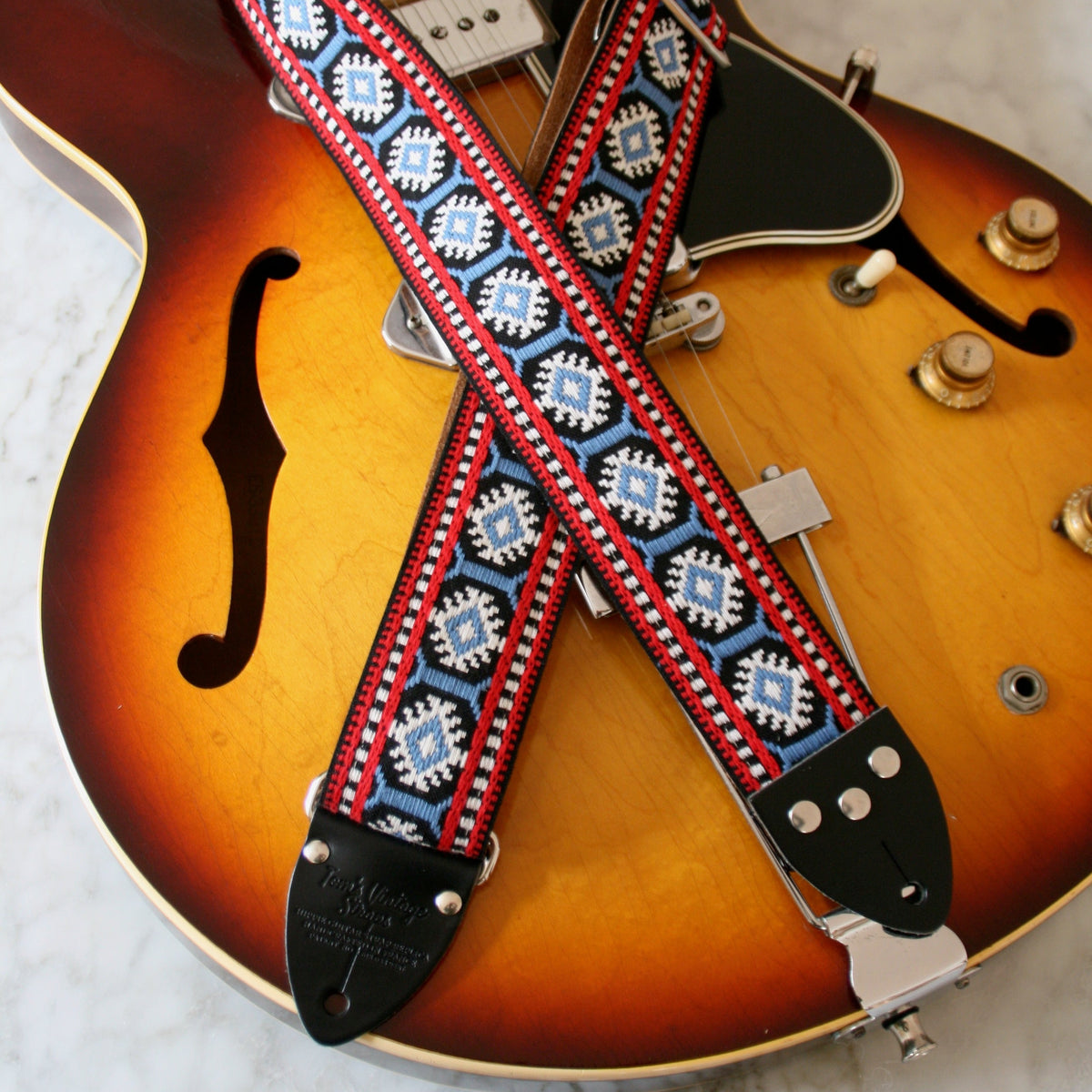 Beck 'Cristars' Guitar/Bass Hippie Strap — official supplier photo 4