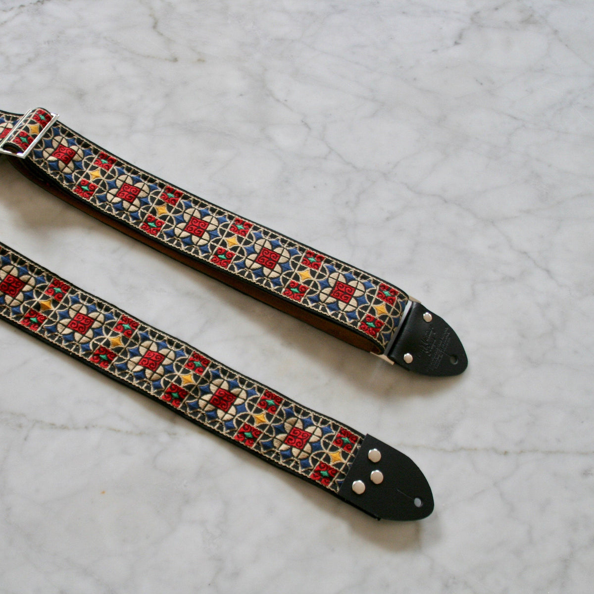 Brown 'Virginia' Guitar/Bass Hippie Strap — official supplier photo 3