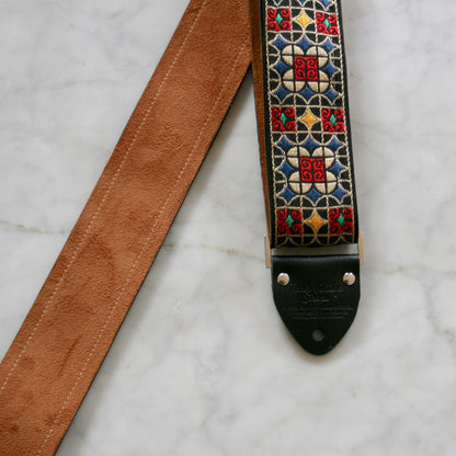 Brown 'Virginia' Guitar/Bass Hippie Strap — official supplier photo 5