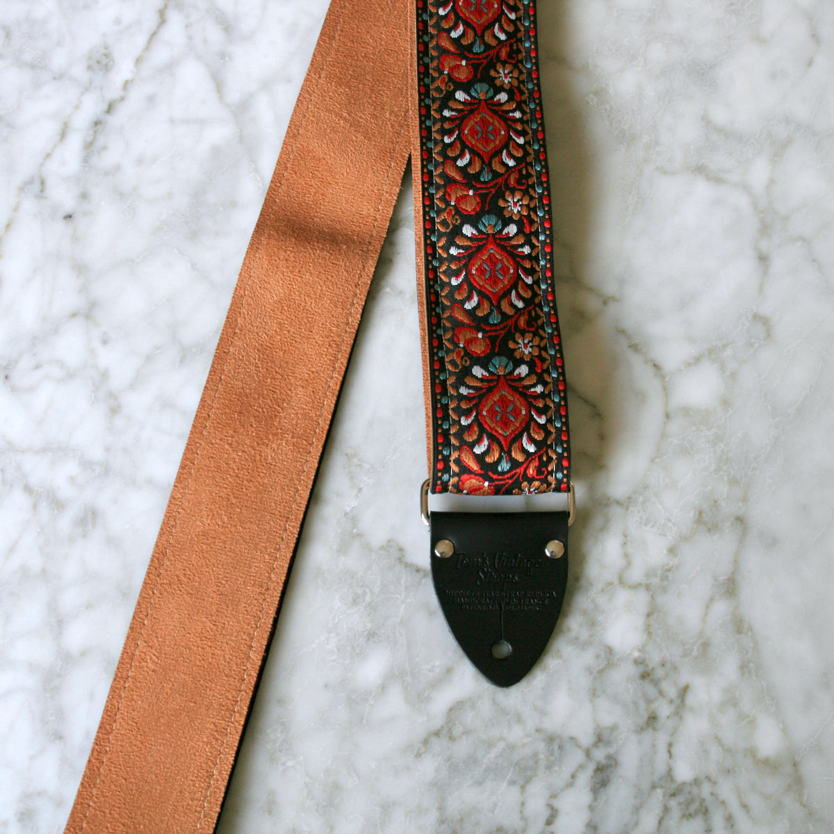 Ruby 'Peacock' Guitar/Bass Hippie Strap — official supplier photo 5