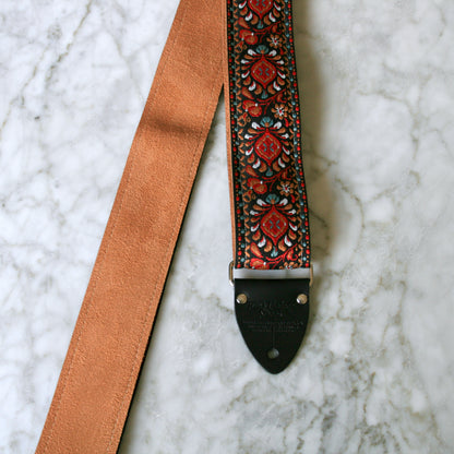 Ruby 'Peacock' Guitar/Bass Hippie Strap — official supplier photo 5