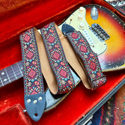 Ruby 'Peacock' Guitar/Bass Hippie Strap — official supplier photo 9